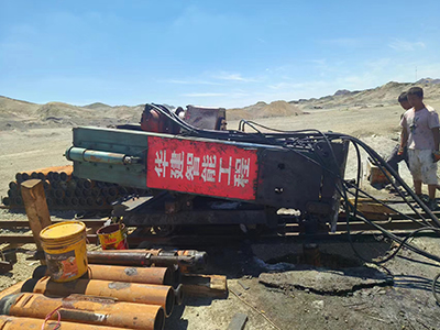 井底煤倉反井鉆機導(dǎo)擴孔施工